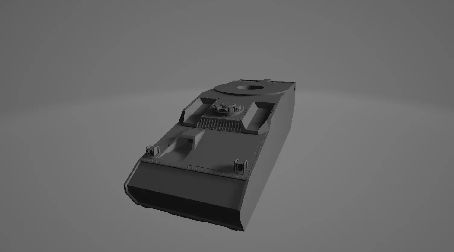 Automaton Annihilator Tank Modular 3D Printable 3D print model_5