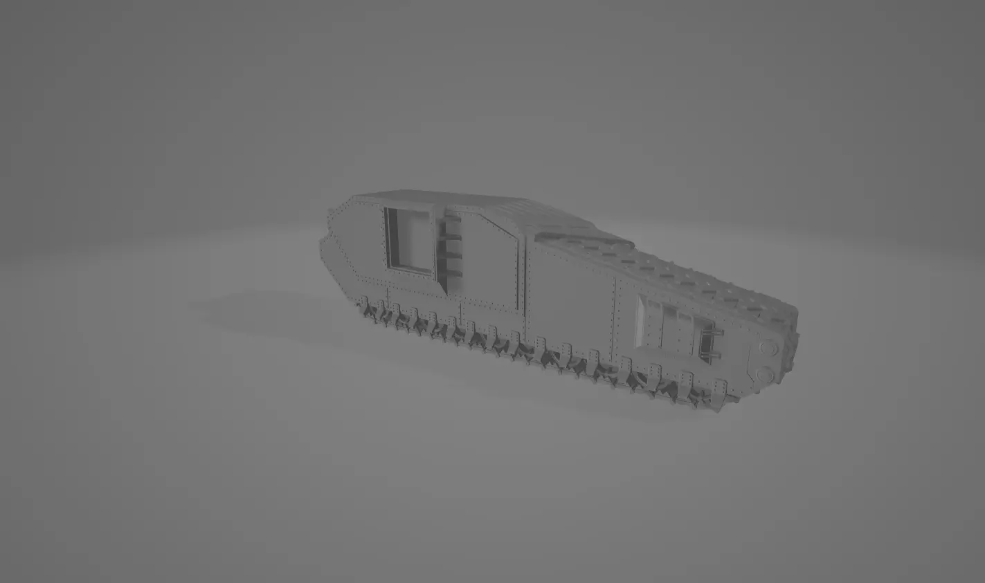 Automaton Annihilator Tank Modular 3D Printable 3D print model_10
