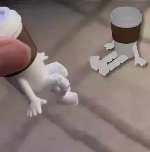 coffee cup flexi colored printed