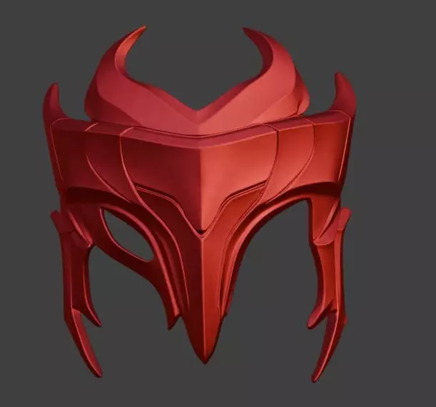 Yone Mask FromLeague of Legends 3D print model_4