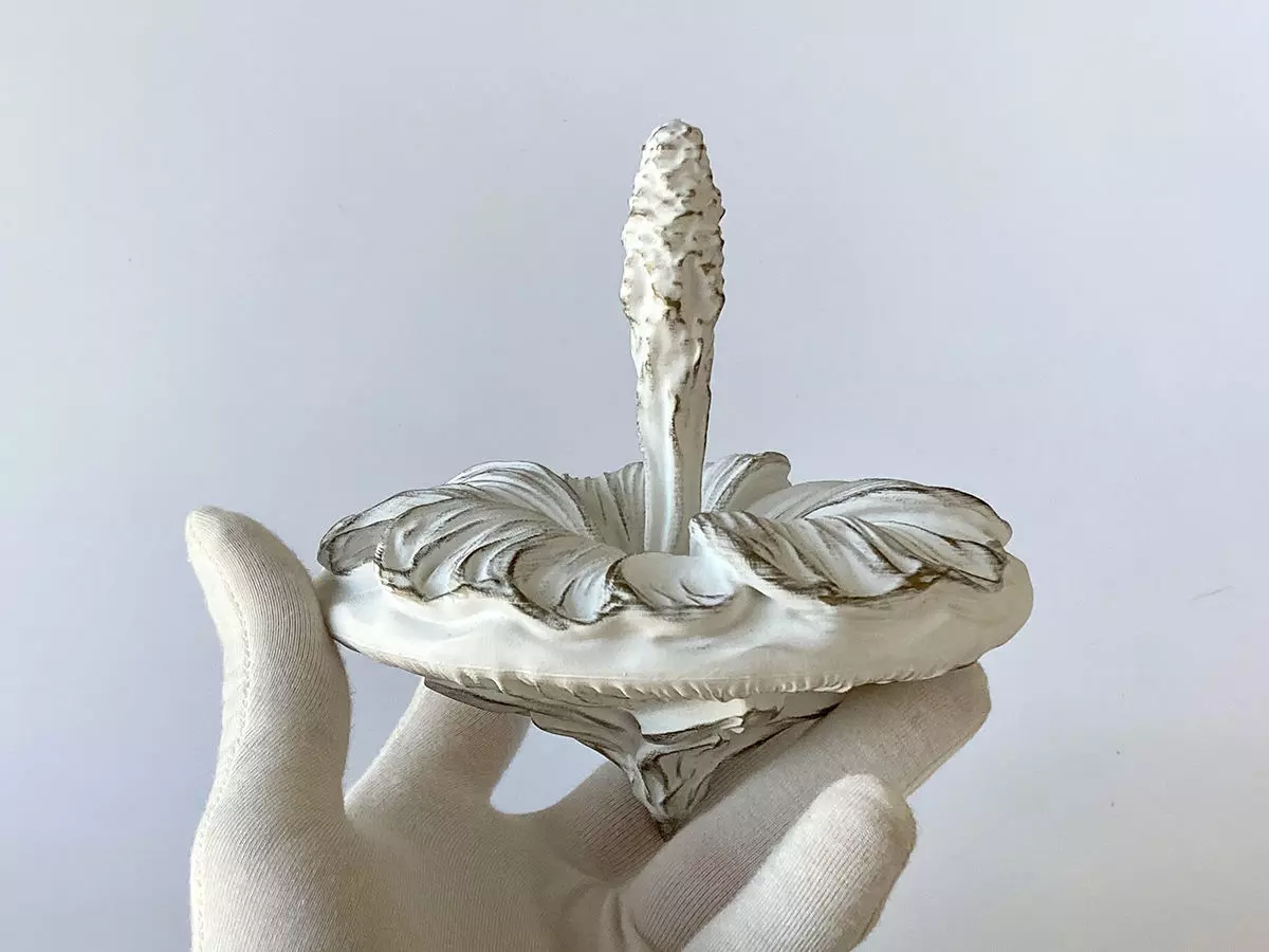 Mallow Flower Spinning Top Toy or Decor 3D print model_12