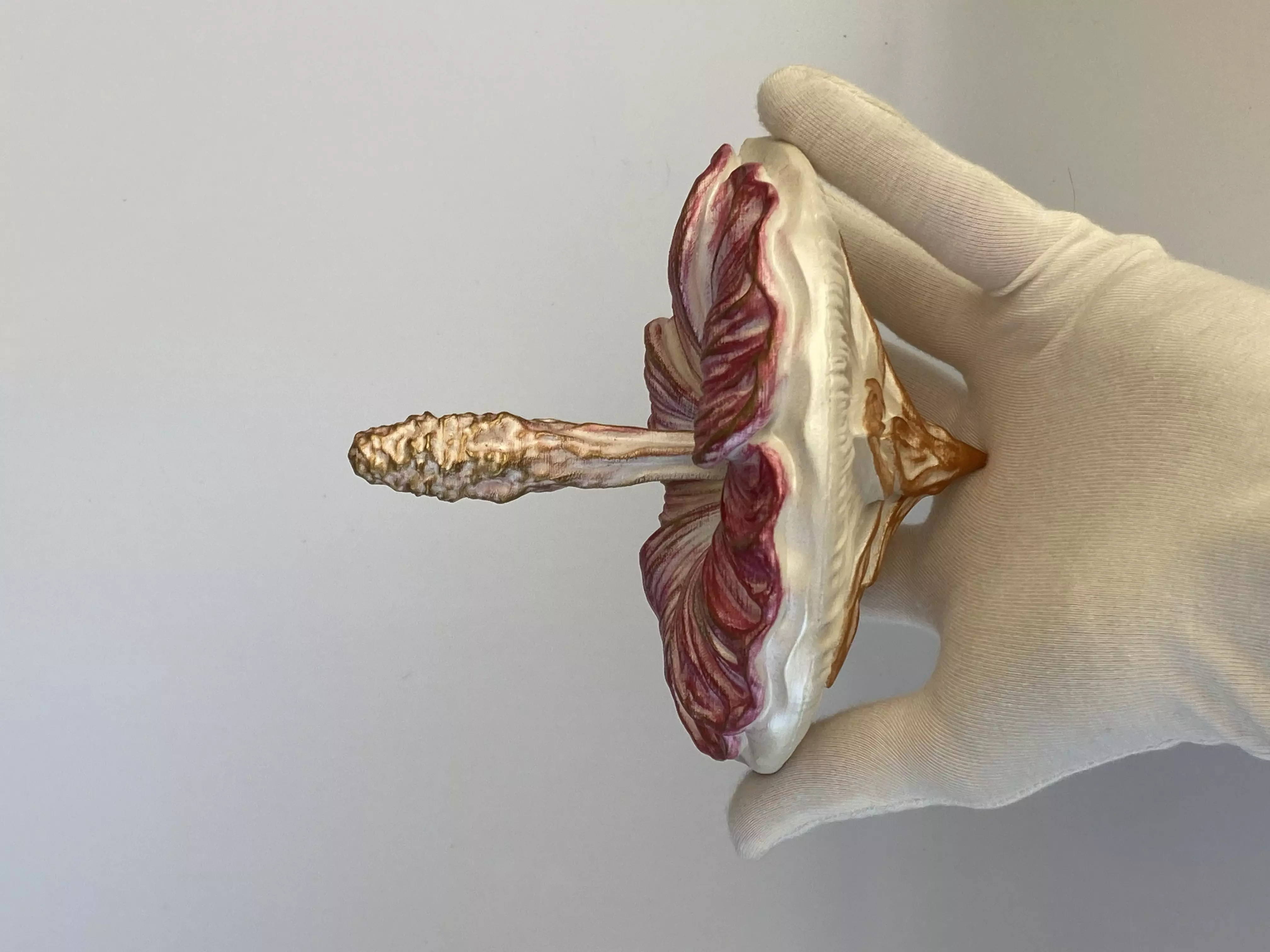 Mallow Flower Spinning Top Toy or Decor 3D print model_17