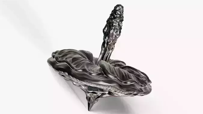 Mallow Flower Spinning Top Toy or Decor