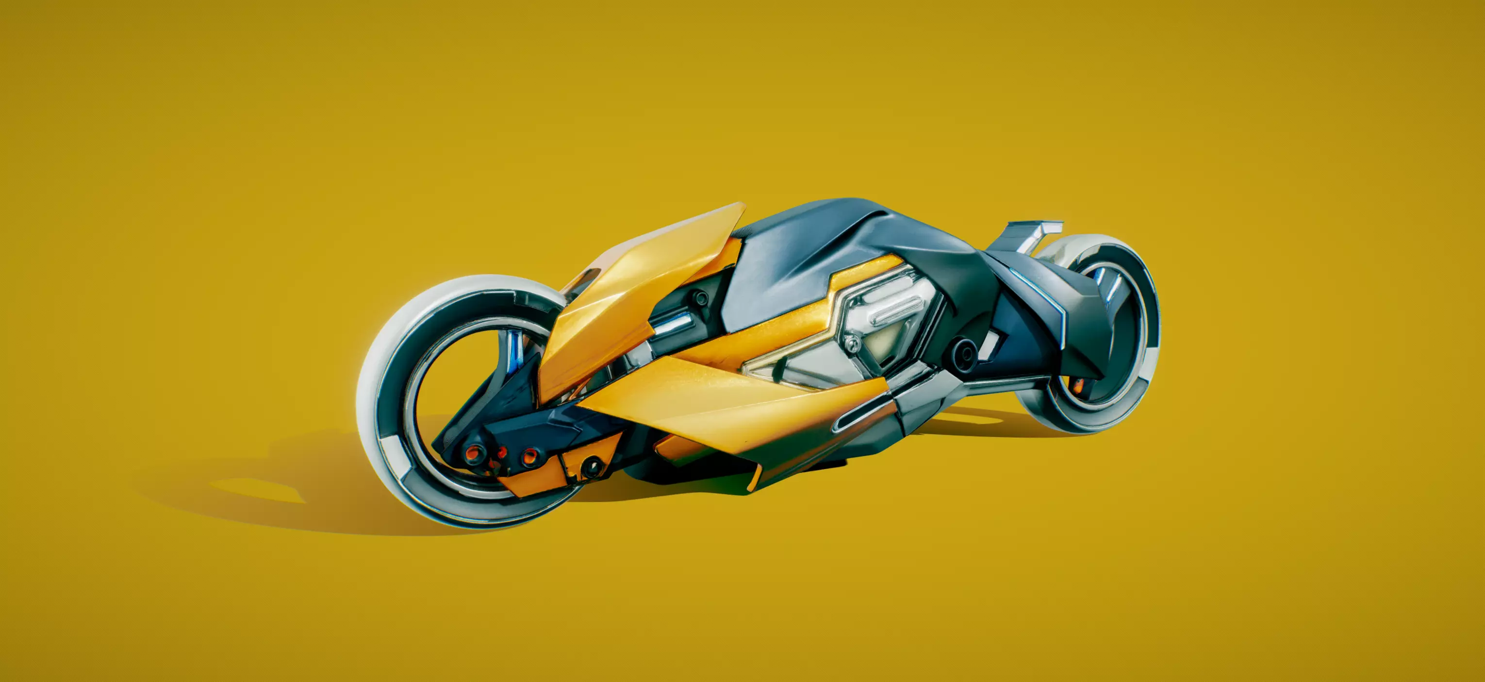scifi bike Free 3D model