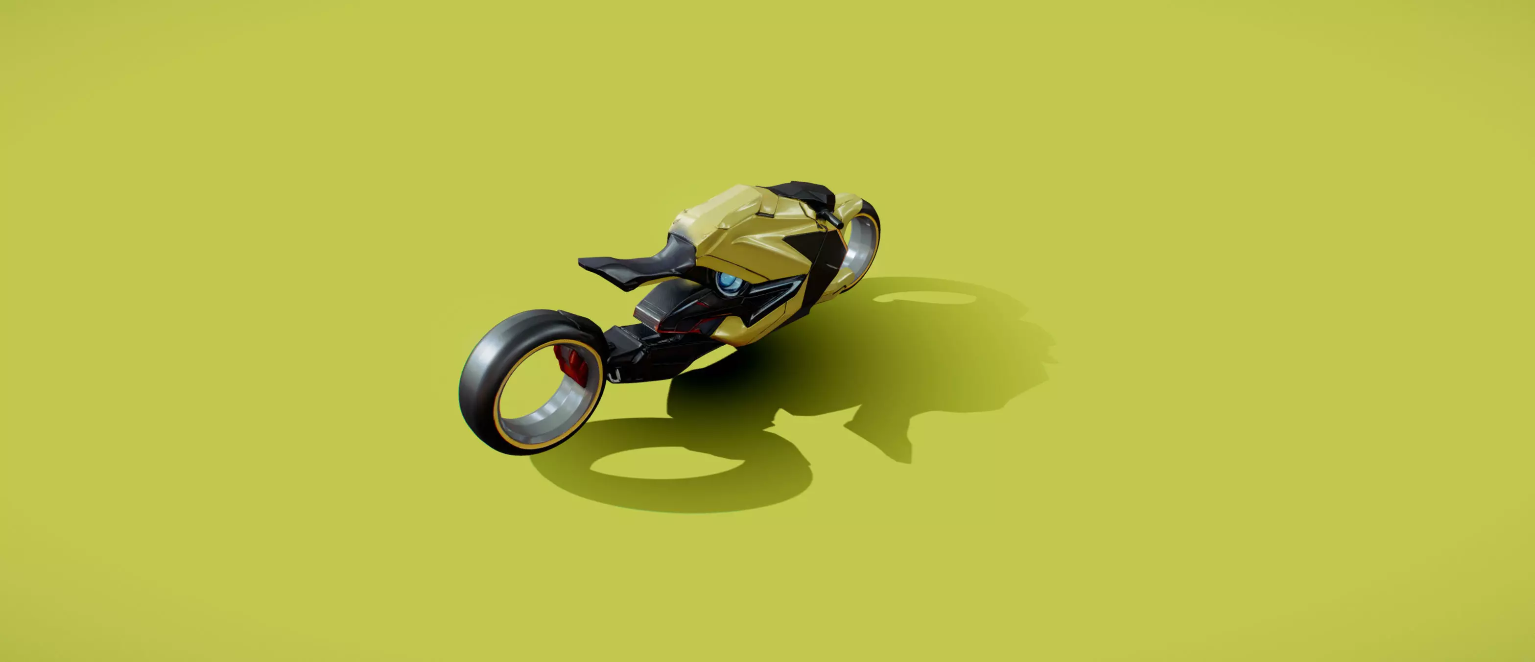 scifi bike Free 3D model_1