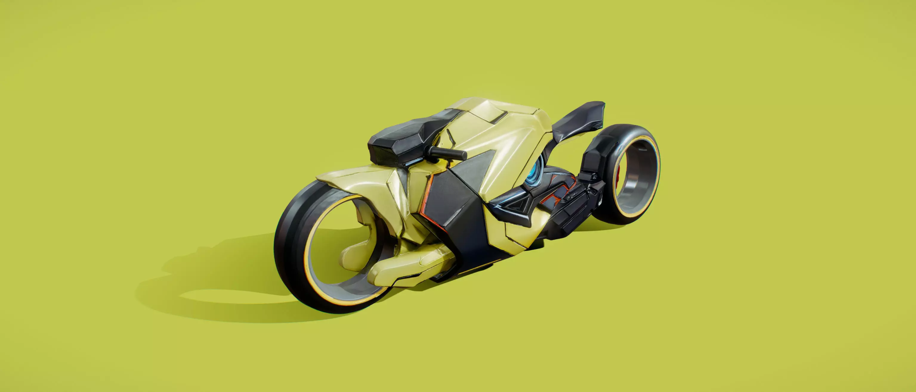 scifi bike Free 3D model_0