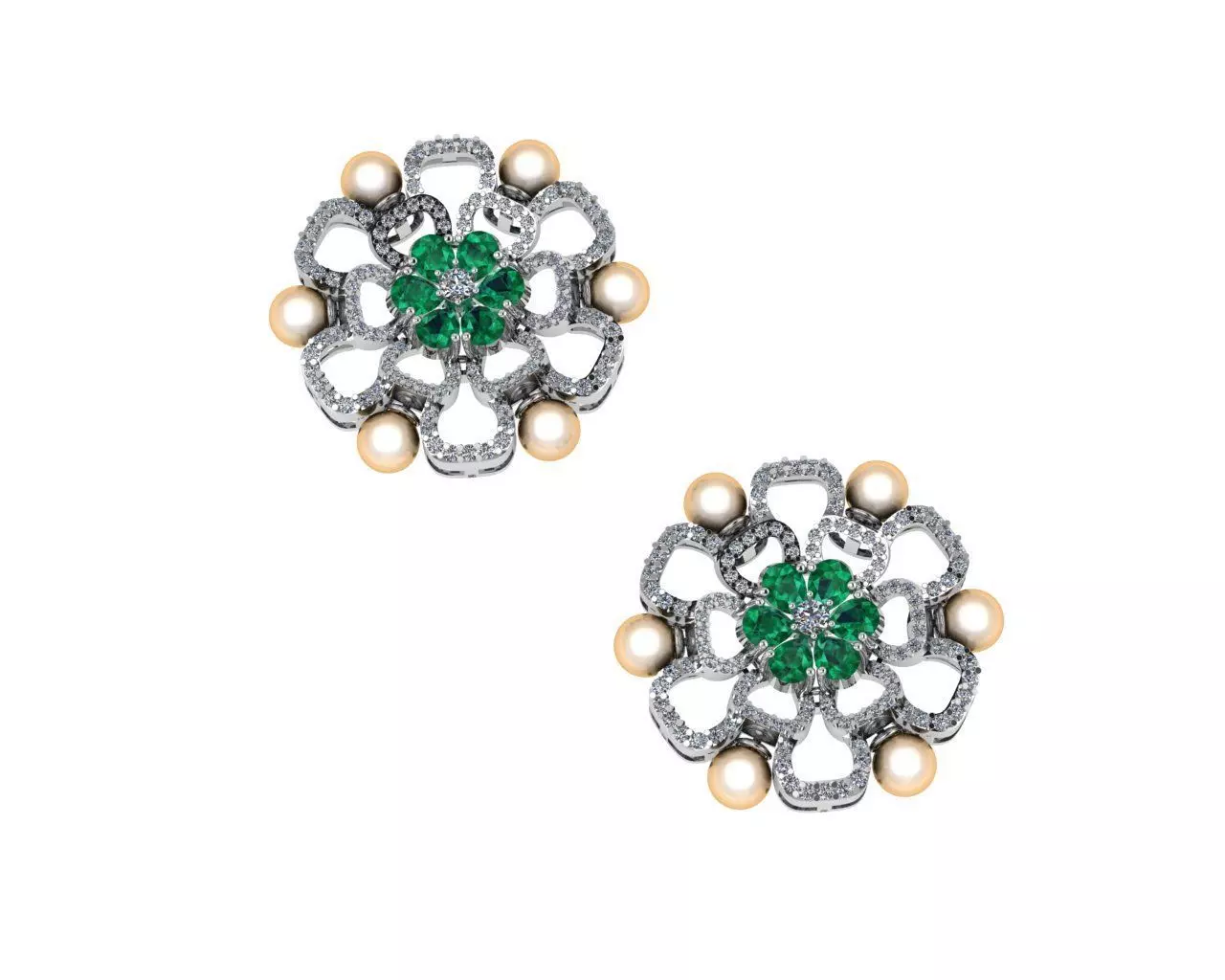 Fashion Earrings 3D print model_1