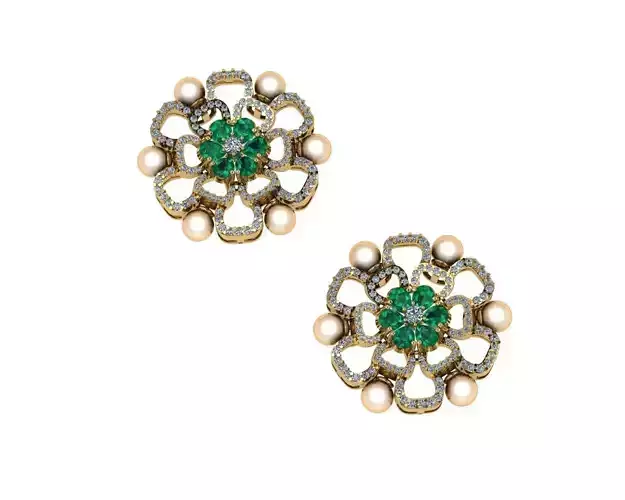 Fashion Earrings 3D print model