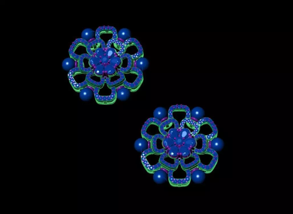 Fashion Earrings 3D print model_2