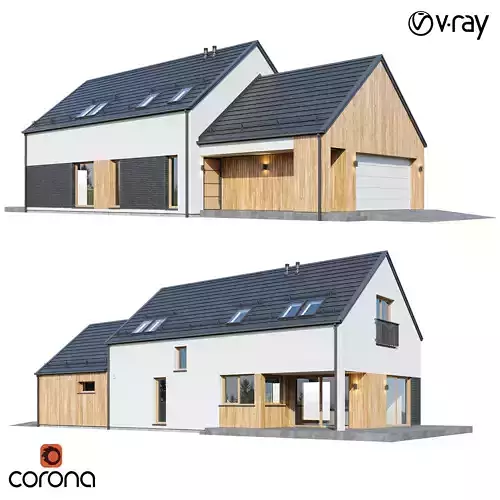 Modern house Winczura 3D model