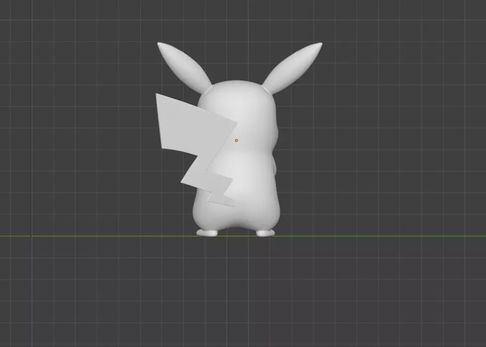 Pikachu Pokemon 3D print model_4