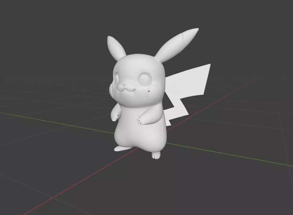 Pikachu Pokemon 3D print model_5