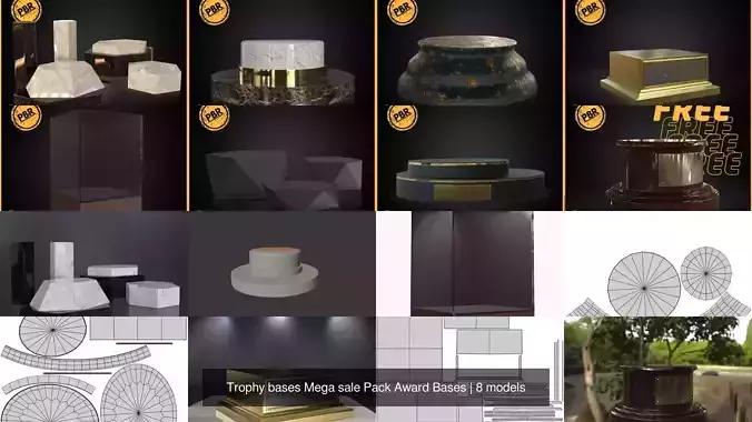 Trophy bases Mega sale Pack Award Bases