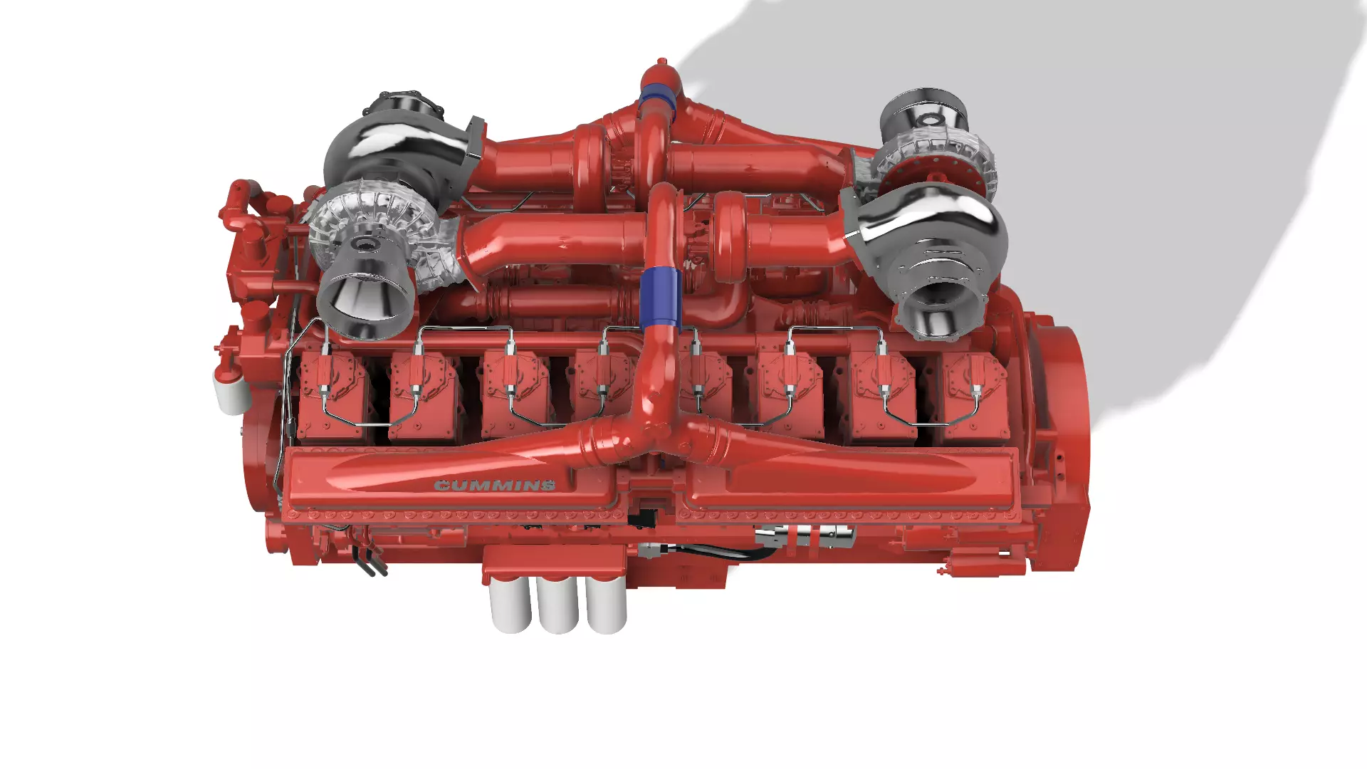 QSK50 C2500 CUMMINS ENGINE 3D print model_5