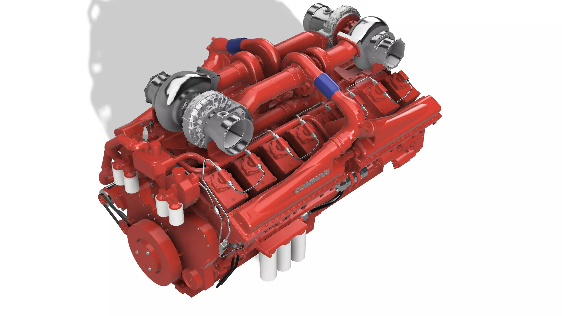 QSK50 C2500 CUMMINS ENGINE 3D print model_13