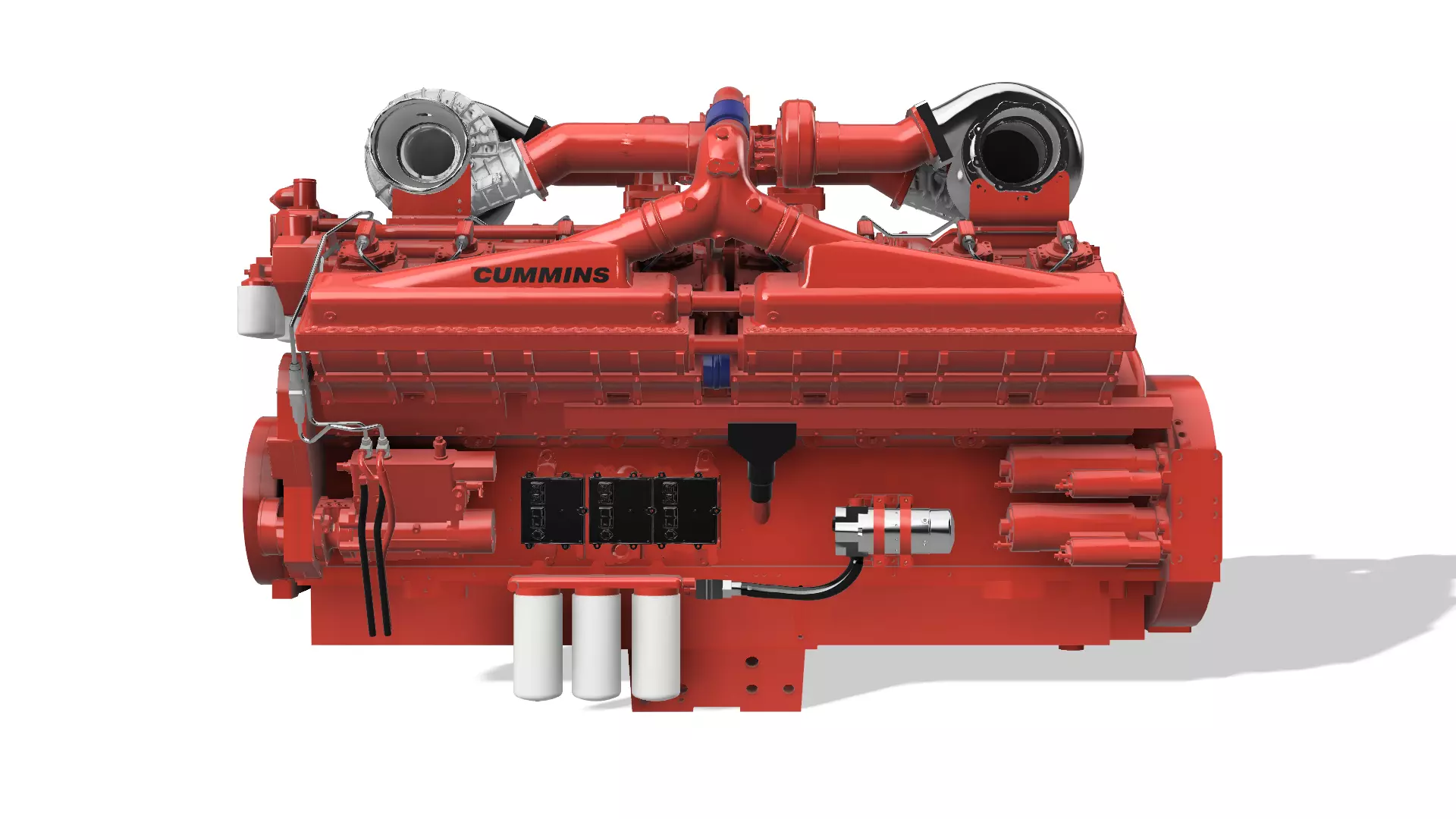 QSK50 C2500 CUMMINS ENGINE 3D print model_6