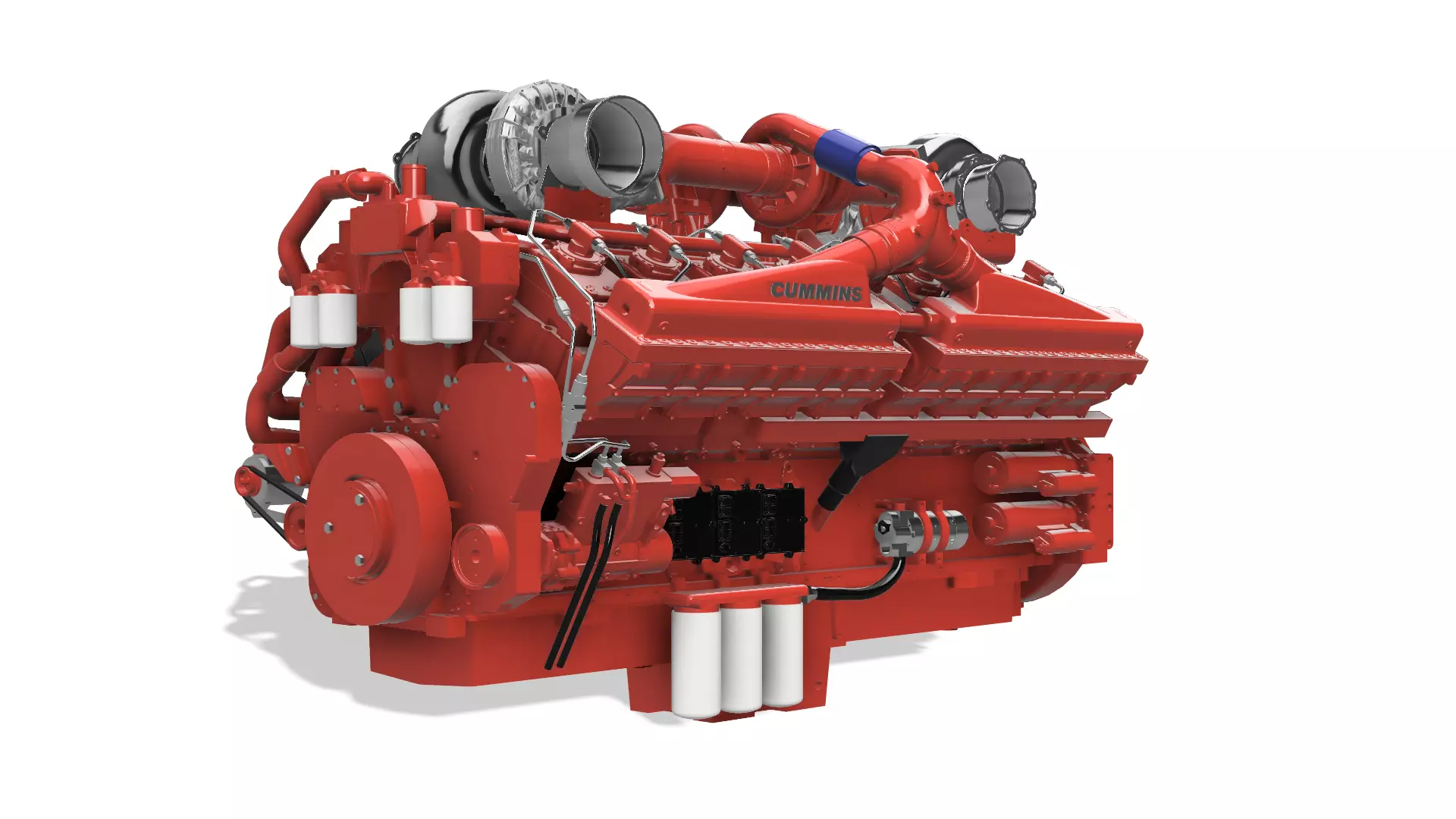 QSK50 C2500 CUMMINS ENGINE 3D print model_15