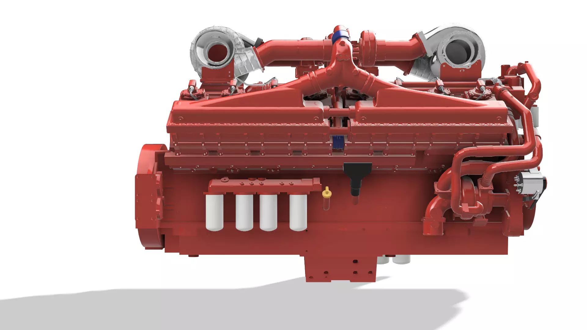 QSK50 C2500 CUMMINS ENGINE 3D print model_10