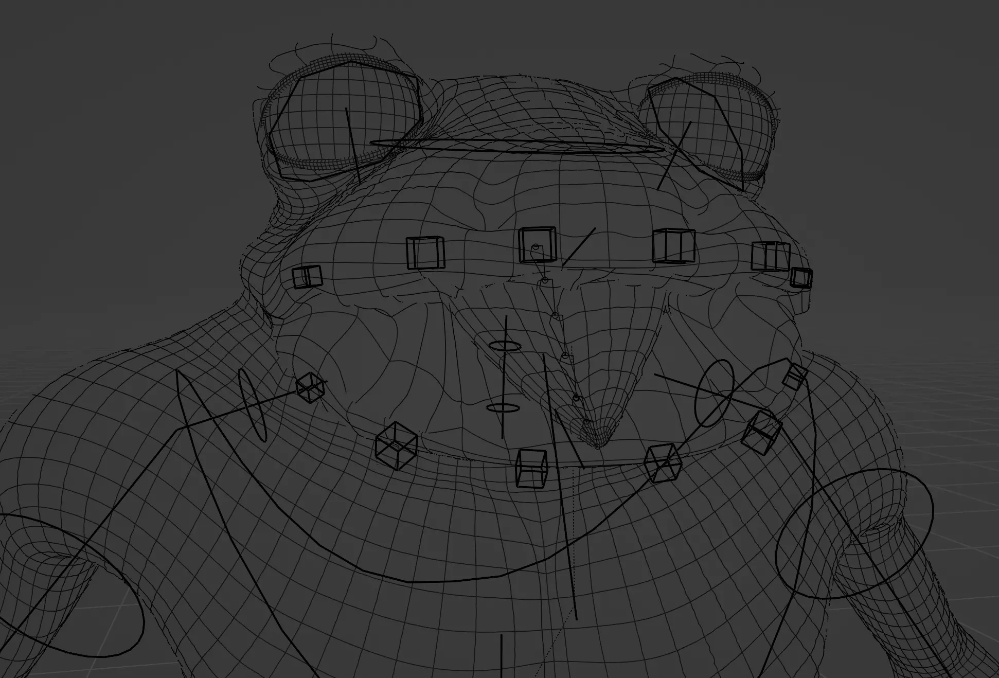 Frogman - Volcanic Forgemaster Game Ready Fully Rigged Low-poly 3D model_11