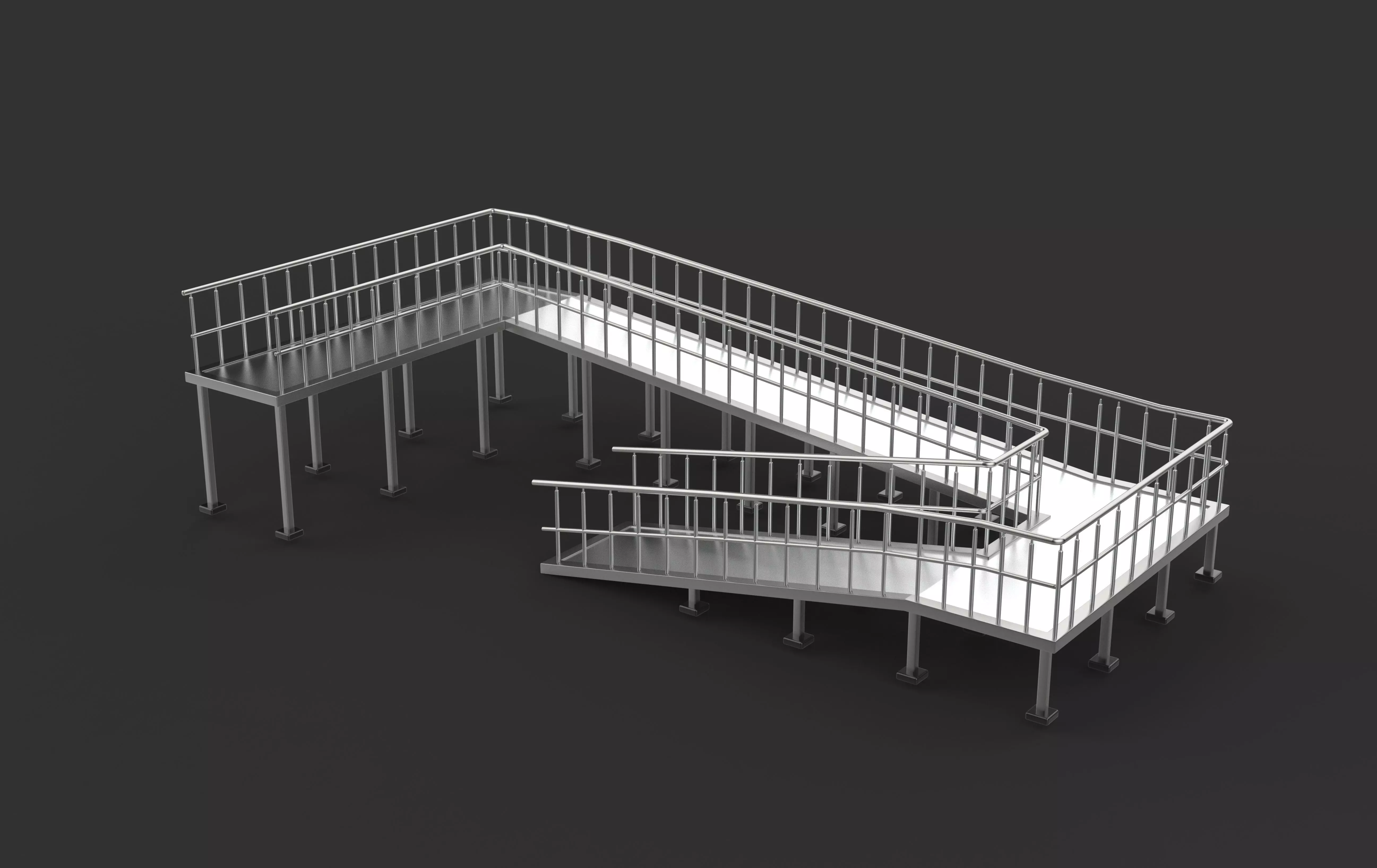 Modular Ramp Kits 3D model_7