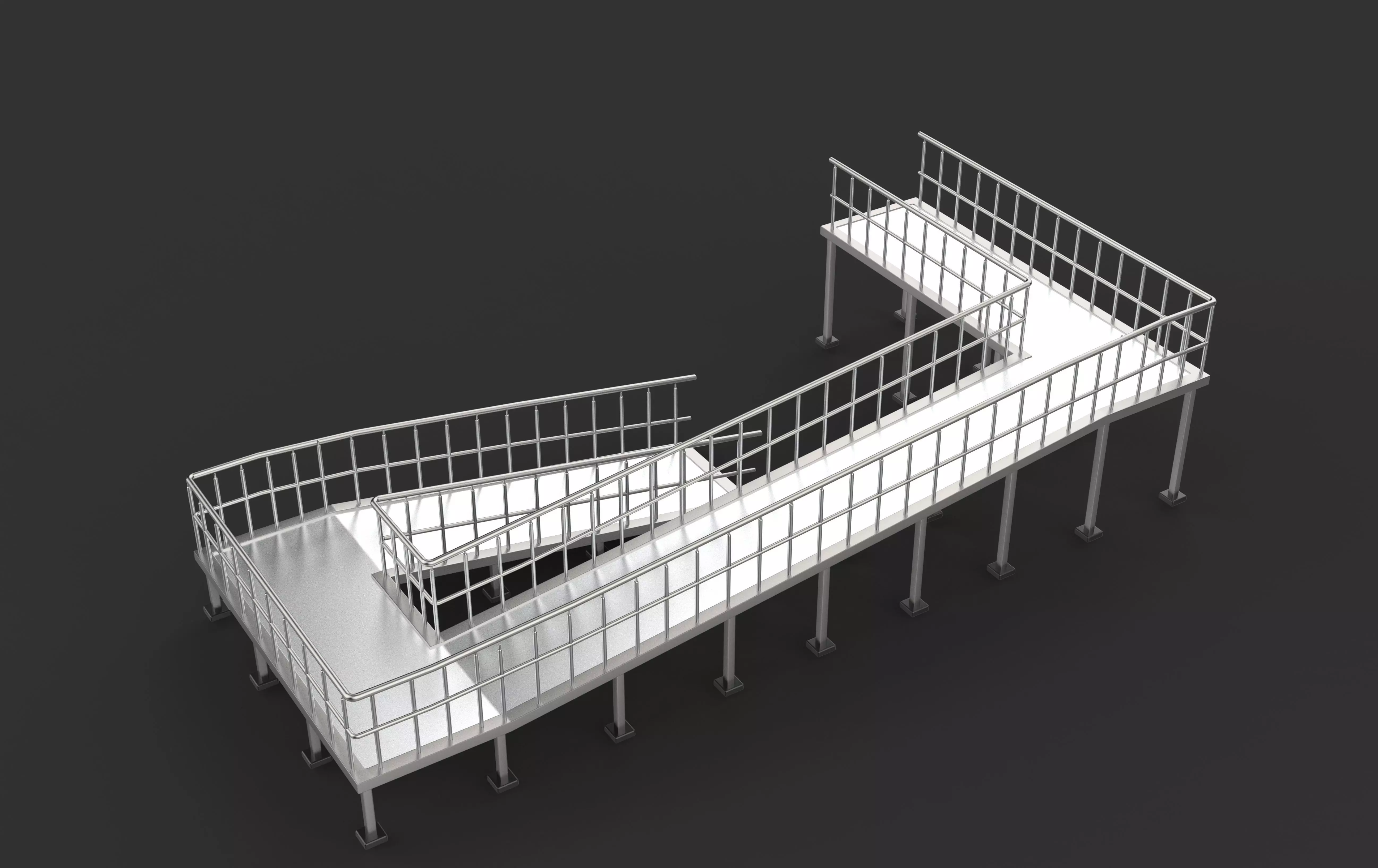 Modular Ramp Kits 3D model_12