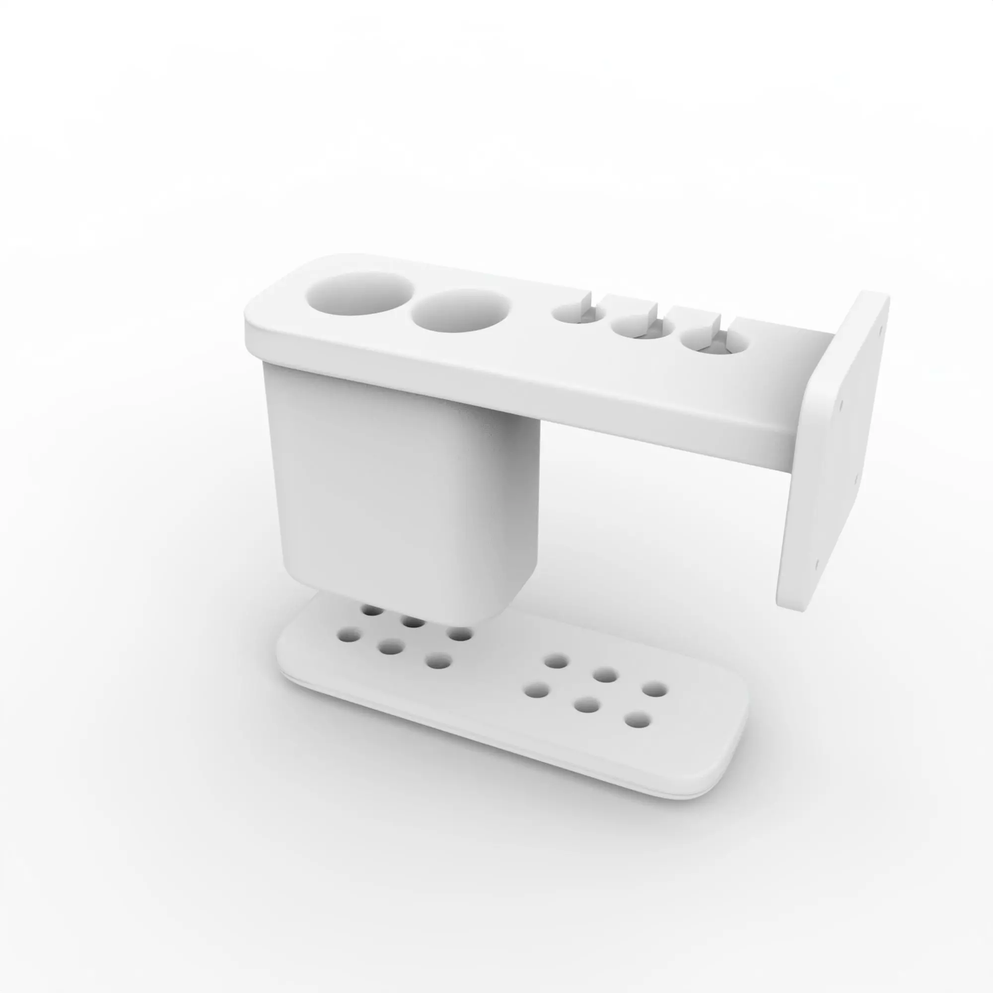 Bathroom Toothbrush Holder Family 3D 3D print model_4