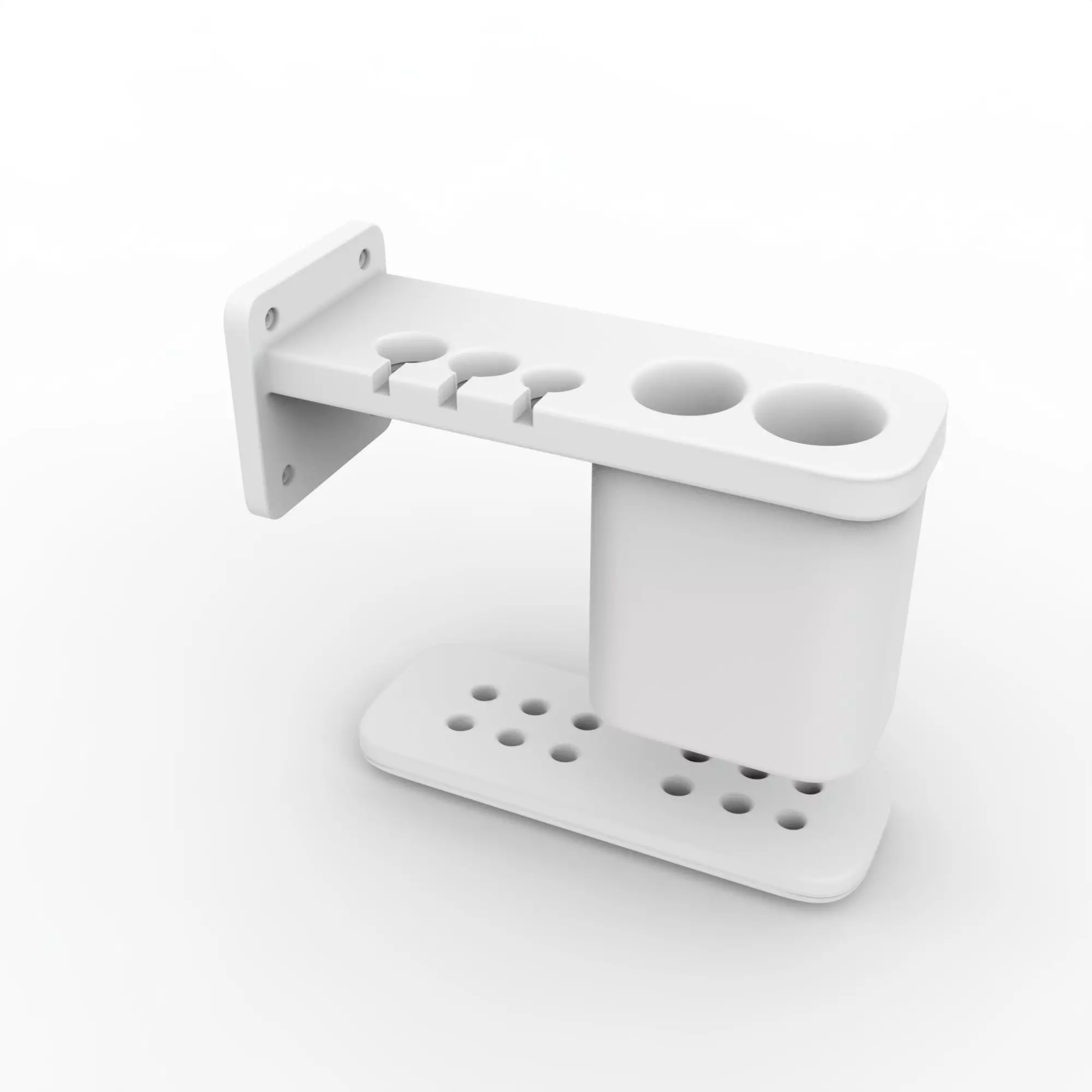 Bathroom Toothbrush Holder Family 3D 3D print model_1