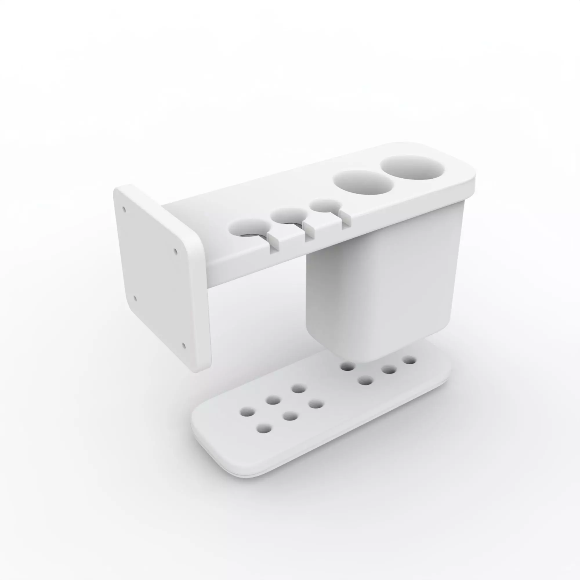 Bathroom Toothbrush Holder Family 3D 3D print model_6