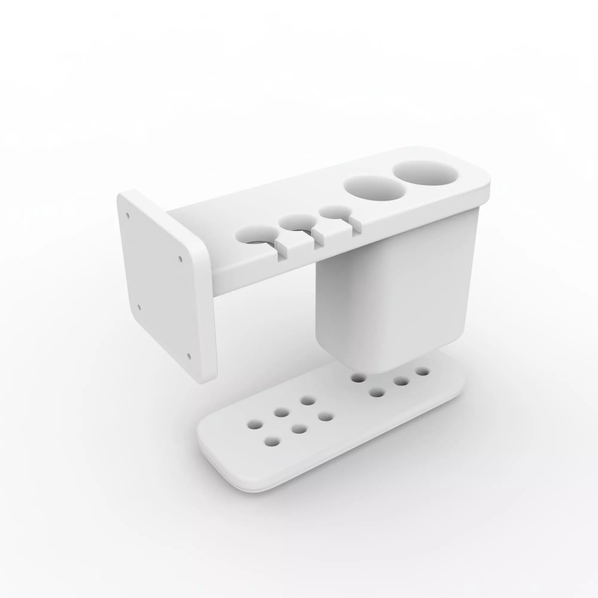 Bathroom Toothbrush Holder Family 3D 3D print model_0