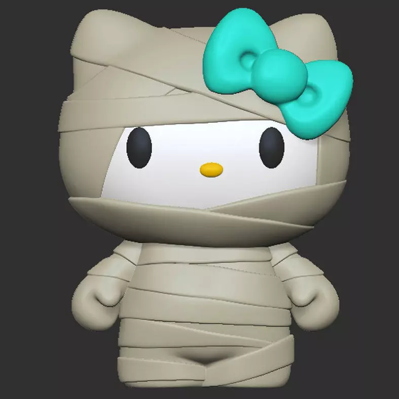 Hello Kitty Halloween Collection - 8 Figures -  3D print model_2