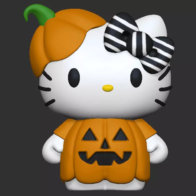 Hello Kitty Halloween Collection - 8 Figures -  3D print model_4