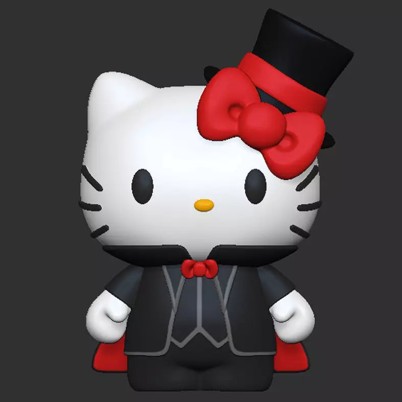 Hello Kitty Halloween Collection - 8 Figures -  3D print model_8