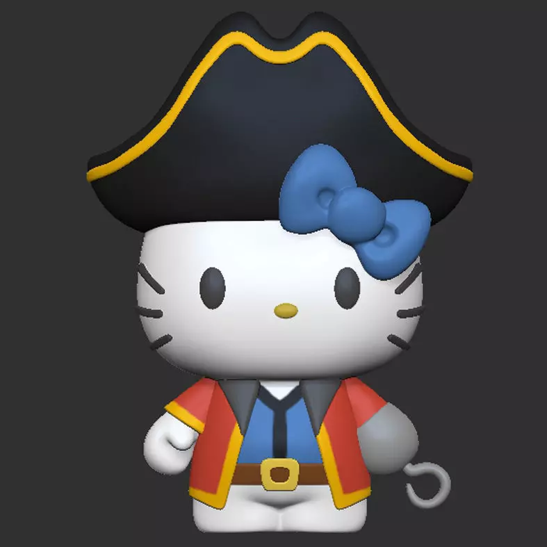 Hello Kitty Halloween Collection - 8 Figures -  3D print model_5