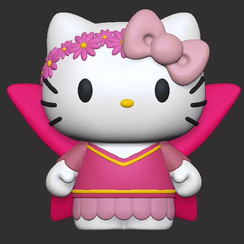 Hello Kitty Halloween Collection - 8 Figures -  3D print model_7