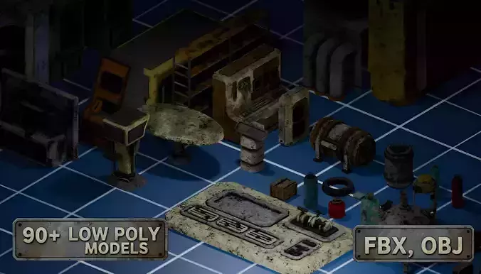 Retro Sci-Fi Industrial Pack 