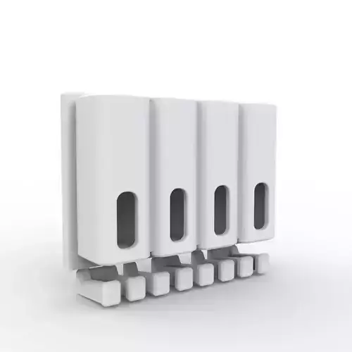 Bathroom Toothbrush Holder Family 3D Printable Mod