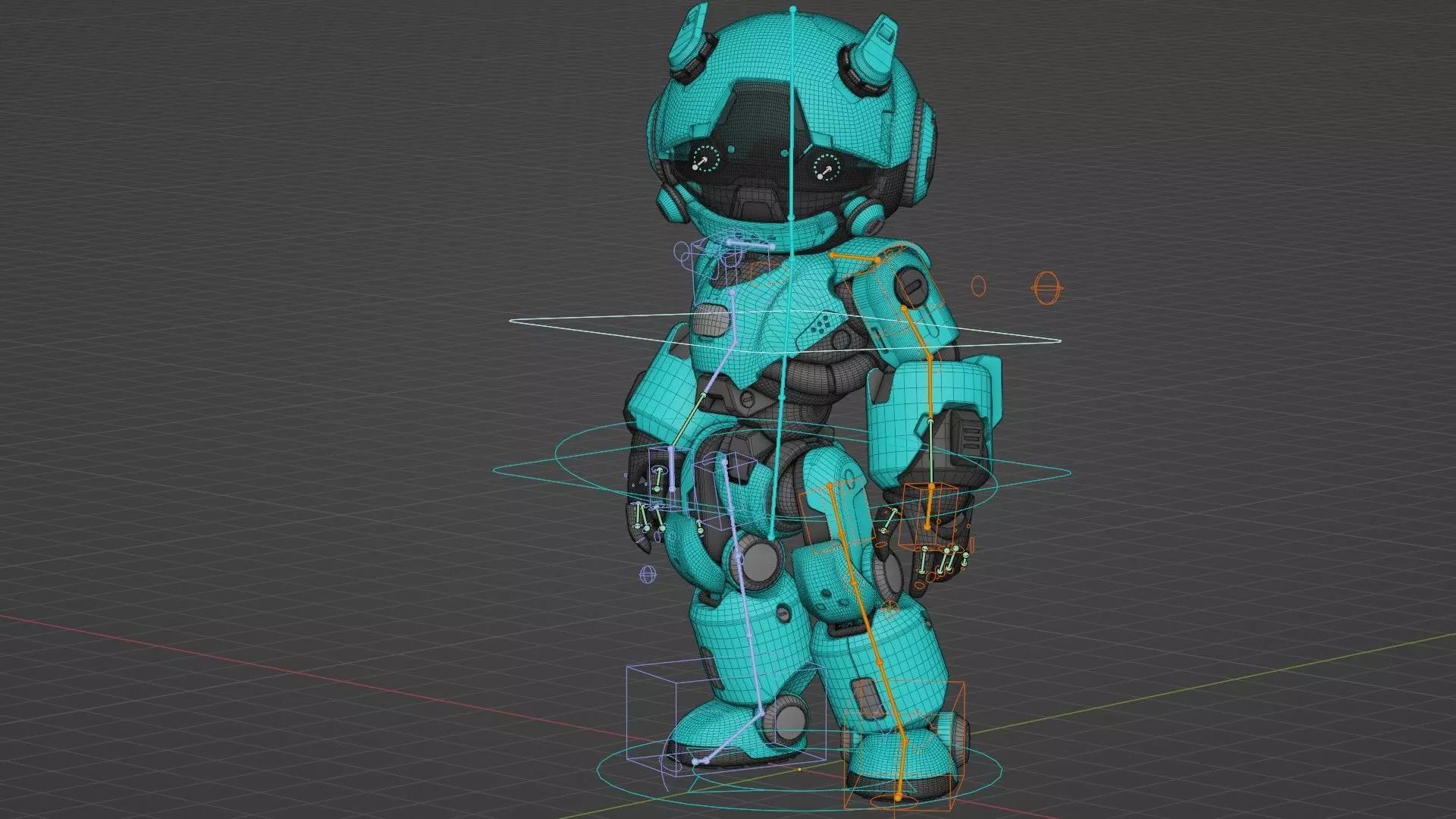 ROBO ZERO-H  Rigged for Unreal Engine - Unity - MIXAMO 3D model_36