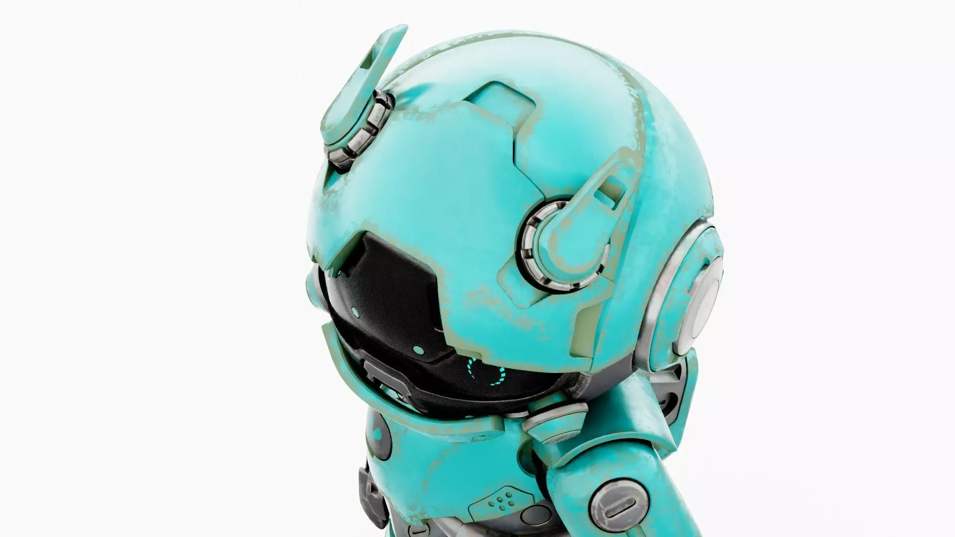 ROBO ZERO-H  Rigged for Unreal Engine - Unity - MIXAMO 3D model_28