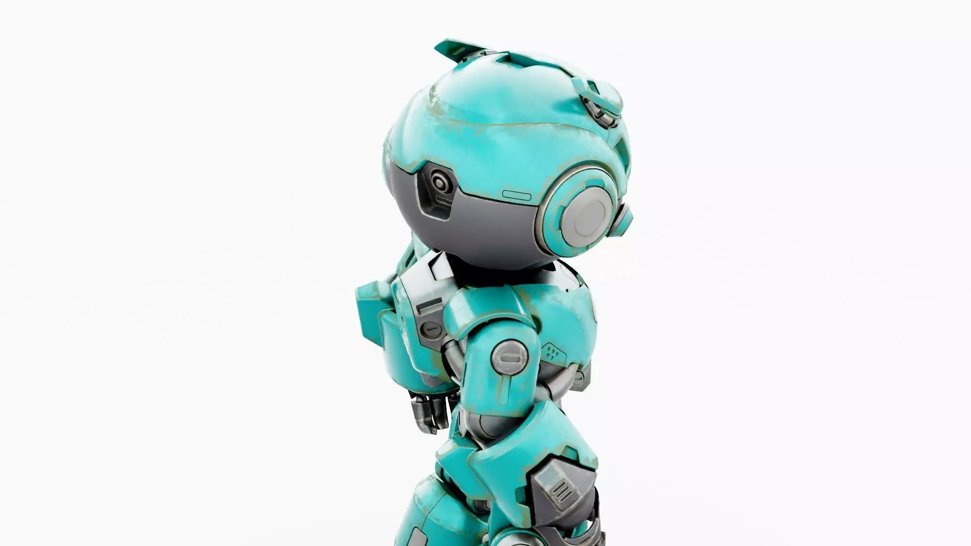 ROBO ZERO-H  Rigged for Unreal Engine - Unity - MIXAMO 3D model_23