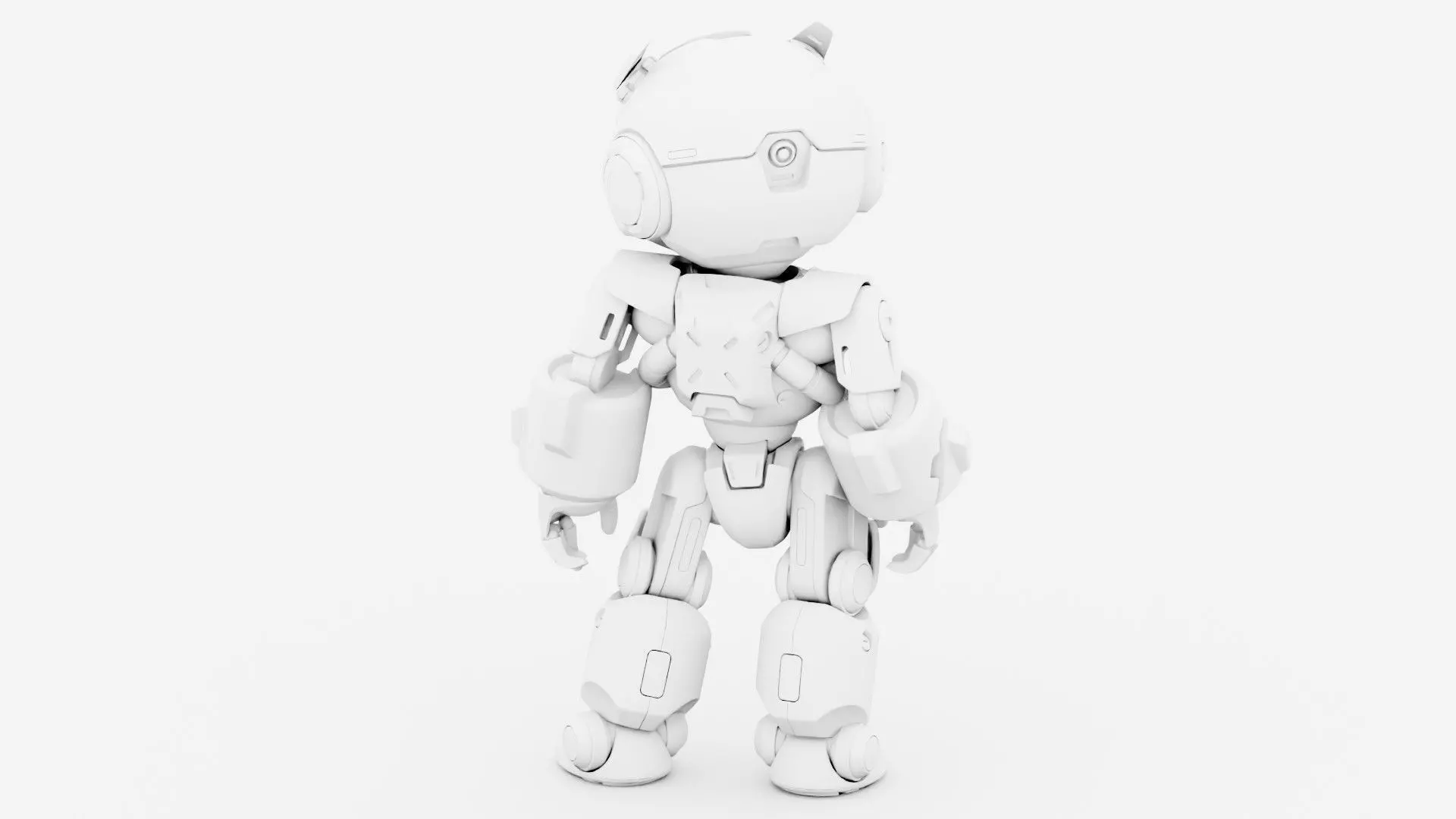 ROBO ZERO-H  Rigged for Unreal Engine - Unity - MIXAMO 3D model_33