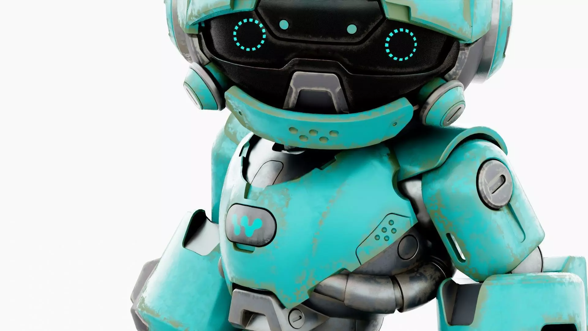 ROBO ZERO-H  Rigged for Unreal Engine - Unity - MIXAMO 3D model_27