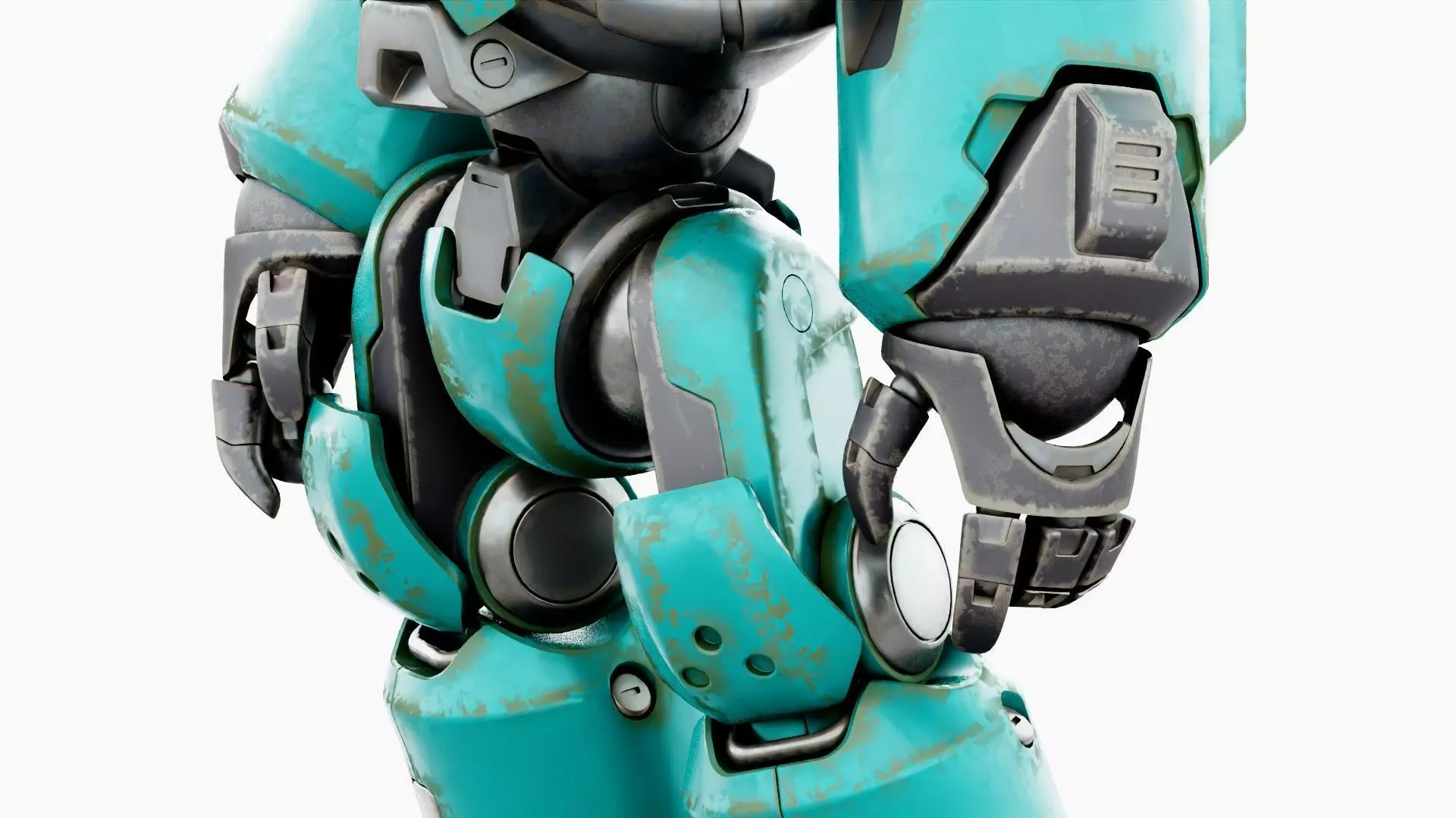 ROBO ZERO-H  Rigged for Unreal Engine - Unity - MIXAMO 3D model_25