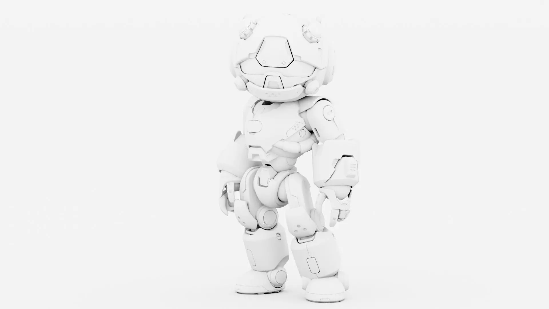 ROBO ZERO-H  Rigged for Unreal Engine - Unity - MIXAMO 3D model_32