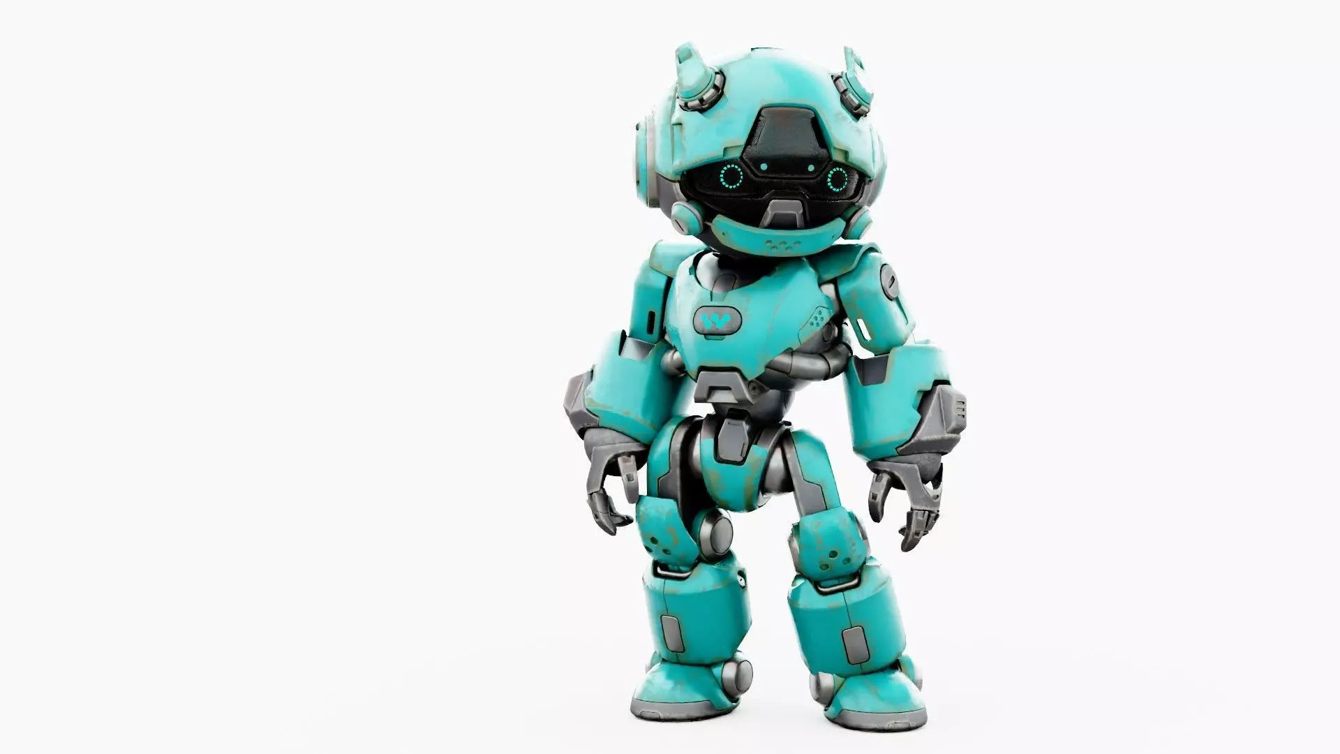 ROBO ZERO-H  Rigged for Unreal Engine - Unity - MIXAMO 3D model_3