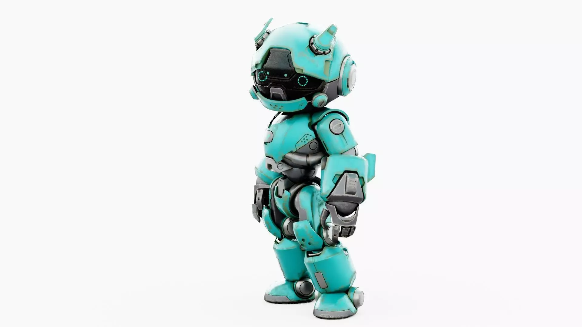 ROBO ZERO-H  Rigged for Unreal Engine - Unity - MIXAMO 3D model_20