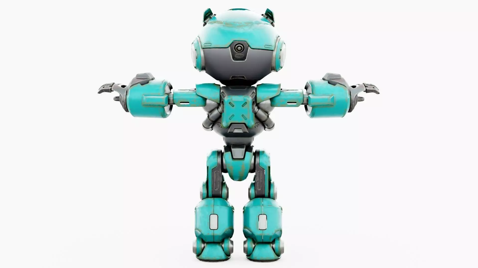 ROBO ZERO-H  Rigged for Unreal Engine - Unity - MIXAMO 3D model_31