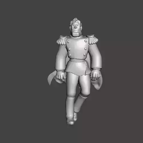 HEAVY METAL CAPTAIN LINCOLN F STERNN MINIATURE MODEL FANTASY RPG