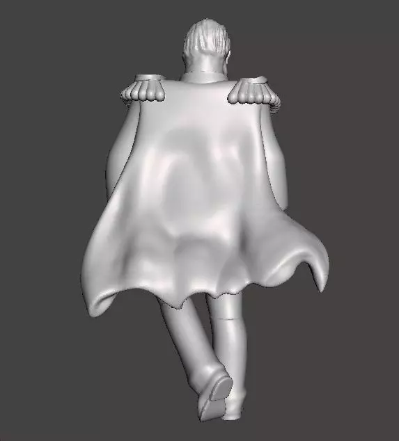 HEAVY METAL CAPTAIN LINCOLN F STERNN MINIATURE MODEL FANTASY RPG 3D print model_6