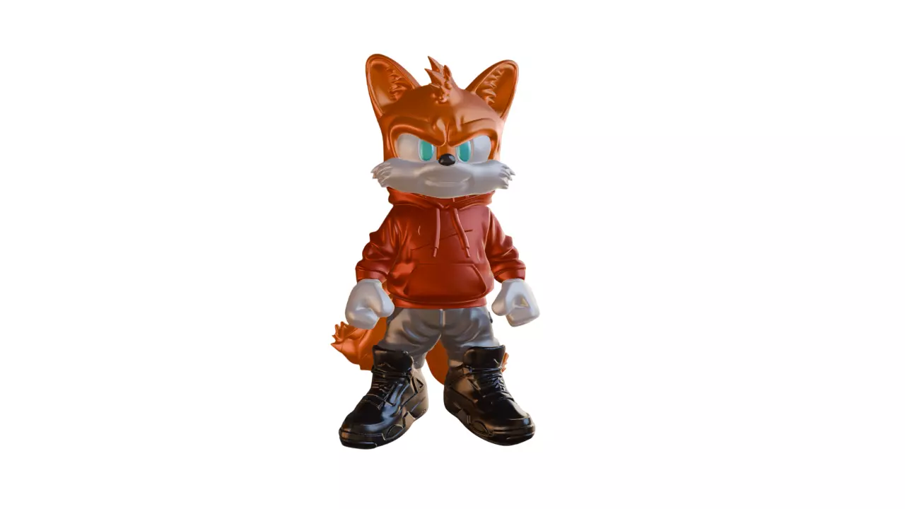 Tails Prower Urban Vibes 3D print model_0