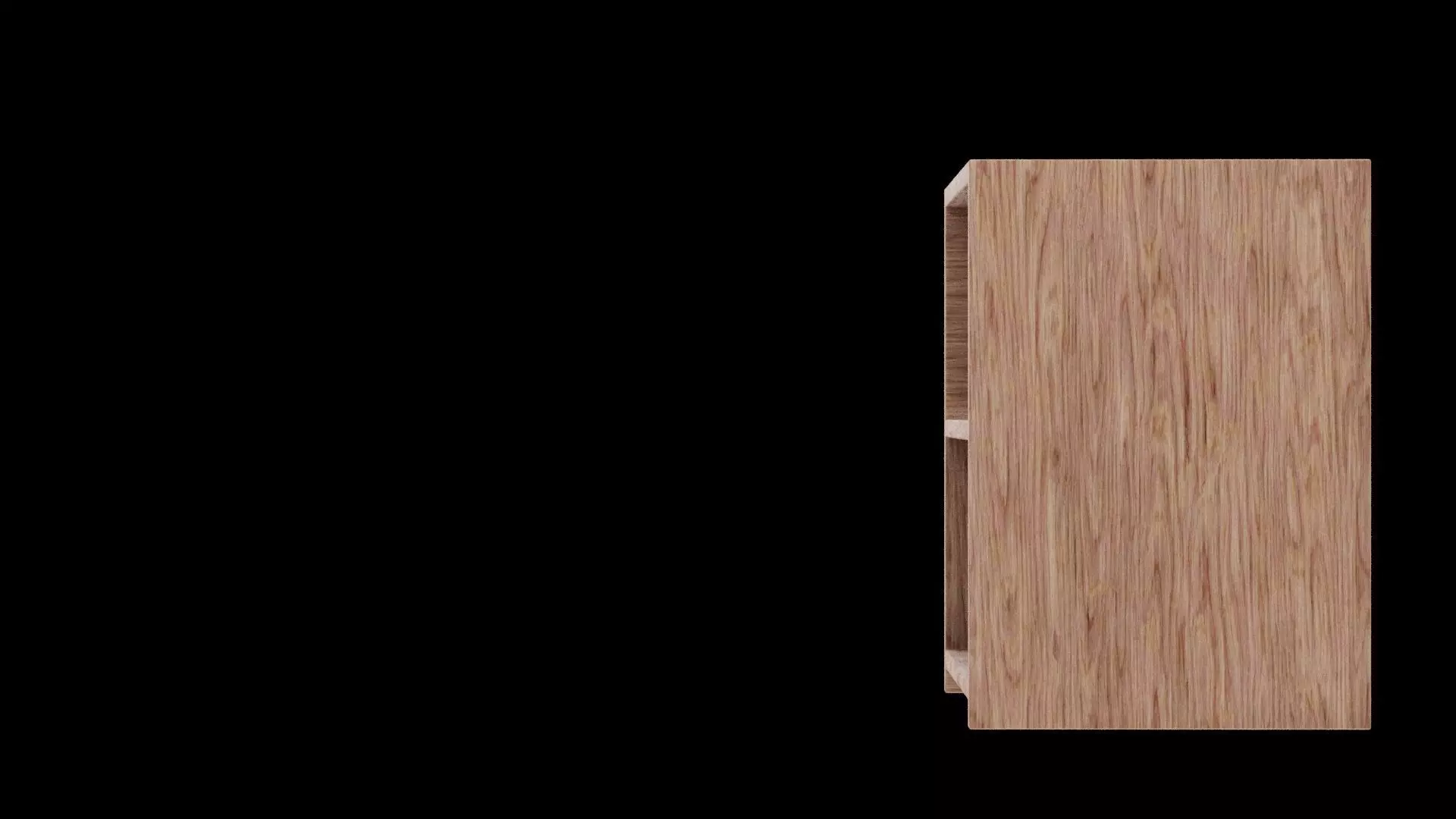 Cabinet Low-poly 3D model_5